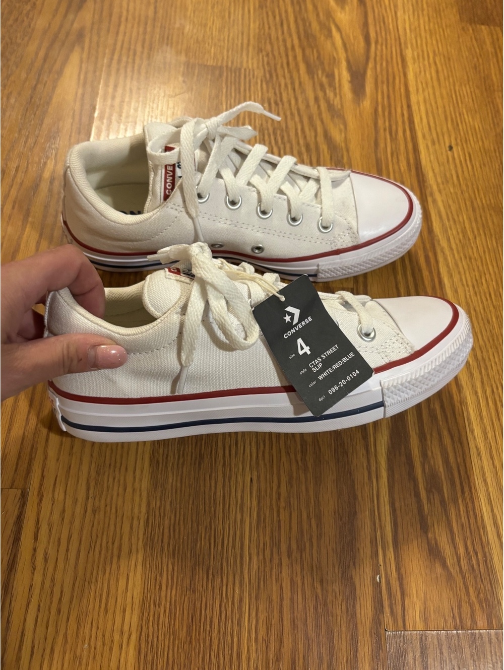 Brand New White Converse Chuck Taylor All Stars- Size 6
